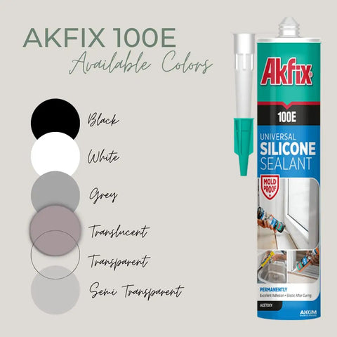 White Silicone Caulk Sealant For Kitchen And Bath 100 Percent Waterproof RTV Gap Filler Ultra Flexible And No Yellowing 1 Pack