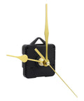 Silent Quartz Clock Movement Replacement Kit With Gold Hands For Wall Clocks Battery Operated DIY Repair Parts Includes Hour Minute And Second Hands Gaskets Nut And Plug And Play Install 11mm Thread Length