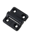 Amazon black zinc-alloy torque hinge, square industrial hinge with four mounting holes, 2.3 N·m