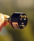 Close-up of Ultra Compact 20mm Contactless Digitized Potentiometer Hall Angle Encoder Sensor showing connections for robotics