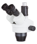 45X Trinocular Zoom Stereo Microscope With Simul-Focal Head, crystal clear erect images, side view with WF10X eyepieces