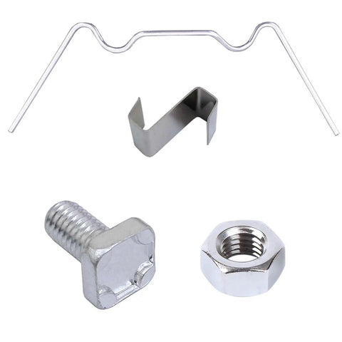 Greenhouse Accessories Kit With 400 Piece Heavy Duty Stainless Steel Glazing Clips And Fixing Clips Aluminum M6 Bolts And Nuts Full Set For Glass Panels And Frame