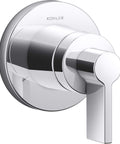 Transfer Valve Trim With Lever Handle And Face Plate For MasterShower Diverter Valves ADA Compliant Metal Lever Control