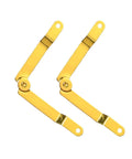 2Pcs Jewelry Box Lid Support Hinges Set Metal Cover Hinges With Folding Positioning Tripod Design For Antique Wood Case Corner Movable Hardware