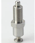 Workhorse Indexing Plunger With Hand Retractable Spring Pin Locking Screw Precision Threaded Bolt for CNC machining, stainless steel, compact design.