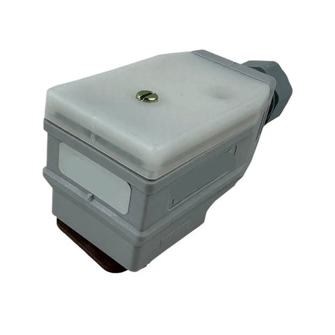 Heavy Duty Plug In Line Power Amplifier For Proportional Valve gray steel housing with clear cover for smooth flow control.
