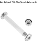 Inline Skate Axle Screw Replacement Kit With Hex Socket Screws And Bearing Spacers 20Pcs Pro Grade For Roller Skates