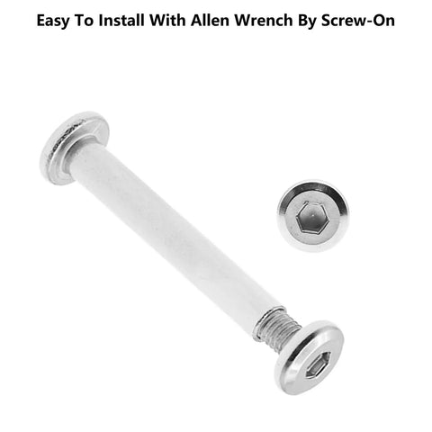 Inline Skate Axle Screw Replacement Kit With Hex Socket Screws And Bearing Spacers 20Pcs Pro Grade For Roller Skates