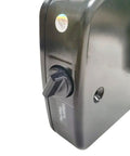 Close-up of Boat Throttle Control Box With 8-Pin Remote, Outboard Side Mount, Emergency Lanyard For Mercury Engine, knob detail