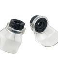 2 Pack Transparent Rotating Tool Guard Safety Dust Cover Set For Metal Cutting, Wood Sanding, And Polishing Debris Splash Shield