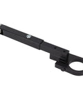 Rock Solid Belt Sander Attachment For 100 And 125Mm Angle Grinders, steel base with adjustable arm for stable cutting and sanding.