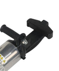 Portable Steel Rebar Cutter And Bender Machine Nrb-22 showing thickened hook and multi-angle handle for grip adjustment.