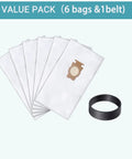 Six Pack Vacuum Bags For Sentria Avalir G Series All Generations And Models Plus Free Belt Universal Replacement Bags