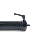 Close-up of Portable Multi Band HF Antenna for Amateur Radio 1.8 to 50 MHz with 200W output, showing connector end.