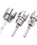 PVC Pipe Threader Kit For One Half Inch, Three Quarter Inch And One Inch NPT With Internal And External Thread Heads, Carbon Steel