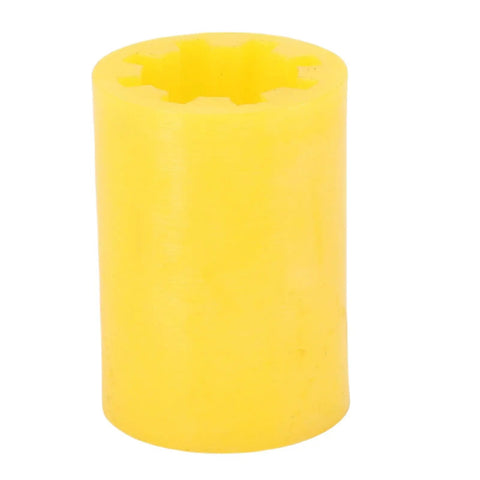Vacuum Pump Flexible Coupler Replacement Part Made With Shock Absorbing PU For JB Industries DV Series, yellow cylinder