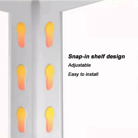 Snap-in shelf design of Industrial Grade 3 Tier Metal Storage Shelving Unit Made From Thick Cold Rolled Carbon Steel.