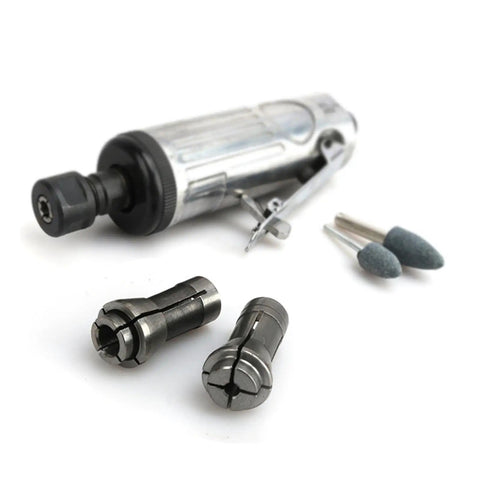 Heavy Duty Alloy Collet Chuck For Die Grinders And Pneumatic Engraving Machines Fits 3mm Bits with two collet sizes.