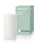 Keep It Frosty Cooling Gel Tube Insert For 12 Oz Breast Milk Cooler placed beside its packaging, showcasing usage and design.