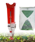 2 In 1 Manual Double Cylinder Fertilizer Seeder Handheld Seed Spreader For Corn Peanuts Soybeans Depth Adjustable Planter