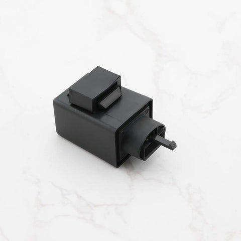 Honda 3 Pin LED Indicator Flasher Relay Two Pack, Fast Flash Fix For CRF300L And VTR1000F, black rectangular module