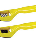 Two yellow Surform shaver tools, compatible with Two Pack Seven And A Quarter Inch Surform Shaver Replacement Blades For Pull Stroke Tools