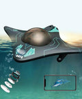 Waterproof Camera RC Boat With App Control For Adults, 6 Channel Remote Boat for Pools and Lakes, real-time video transmission.