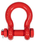 Beefy 4 Pack 1 Inch Anchor Shackle Forged Carbon Steel With Safety Screw Pin Bolt Type Heavy Duty D Ring Shackle For Towing And Rigging