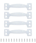 4 Piece Bow Shaped Barn Door Pulls And Cabinet Knob Set For Wood Doors Cabinets Drawers Closets And Wardrobes Antique Metal Drawer Pulls For Garage Doors Farmhouse Style Hardware With Easy Install For DIY Projects