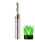 SHARPRO 1/8 Ball Nose CNC router bit, 1/4 in shank, carbide up-cut; for wood and aluminum engraving