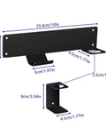 Wall Mount Floor Jack Stand Organizer Rack For Quick Garage Storage And Easy Access Heavy Duty Jack Stand Holder Brackets with dimensions