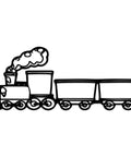 Dope Steam Locomotive Metal Wall Art For Living Room And Office, Vintage Rustic Train Silhouette Decor In Black Finish, Iron Wall Sculpture