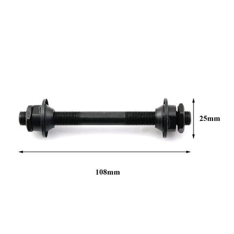 4 Piece Aluminum Bike Axle Quick Release Skewers Set For Front And Rear Wheels, MTB Quick Release Rods 108mm x 25mm