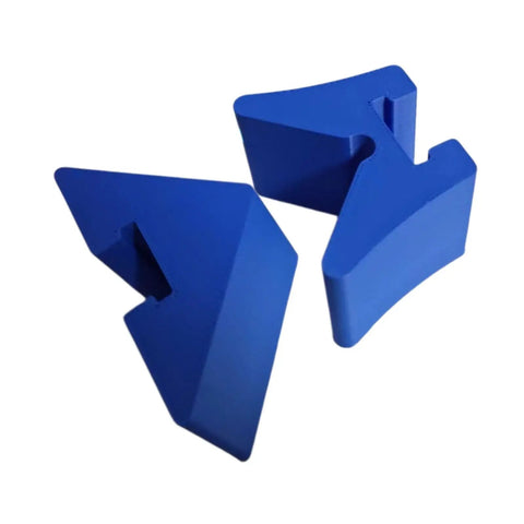 Tool Free 90 Degree Corner Clamp Adapter For Woodworking And Metalworking Projects No Fuss Quick Setup Corner Link That Boosts Your Work Efficiency And Helps You Nail Precise Right Angles On Any Project. blue plastic 90° corner clamp set