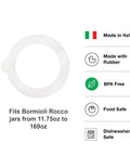 Replacement Rubber Gaskets For Fido Jars 3.5 Inch Pack Of 6, Food Grade, Snug Seal For 11.75 Oz To 169 Oz Jars, Easy Hand Wash, Durable And Flexible Fit For Canning And Storage. White rubber gasket ring, 3.5 inch, for Fido jars 11.75oz to 169oz