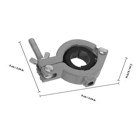 Badass Aluminum Alloy Bench Clamp Vise, Mini Table Clamp For Woodworking, gray adjustable clamp for precision workholding.