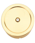 Top view of Premium Aluminum Watch Movement Base Repair Stand For 2892 And 2824 Movements, Gold Tone Pro Grade Repair Tool in gold tone aluminum