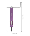 Helicoil Thread Repair Kit For Fast And Durable Thread Inserts Zinc Alloy Construction shown in purple tool