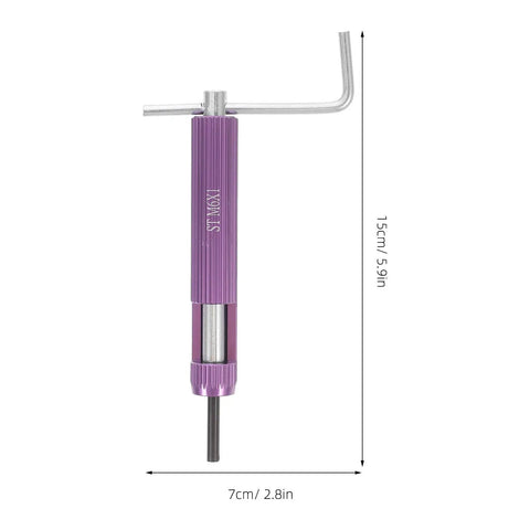 Helicoil Thread Repair Kit For Fast And Durable Thread Inserts Zinc Alloy Construction shown in purple tool