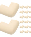Beige NBR Corner Protectors For TVs And Mirrors Lightweight Edge Guards No Tools Needed For Quick Install Heavy Duty Impact Protection
