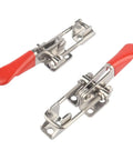Beefy Heavy Duty Quick Release Toggle Clamp Set Adjustable Stainless Steel 304 With 400 Lbs Holding Capacity For Storage Boxes Trunks Freezers Case Doors