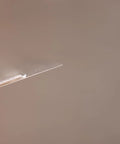 Close-up of UltraFlex Pro Finishing Trowel 14 Inch 355 X 110 Mm for smooth plaster and concrete surfaces, edge view