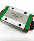 Compact MGN12H Linear Block Carriage with guide rail for CNC machines, metal construction, lightweight and precise motion.