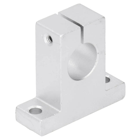 Cool 10Pcs SK16 Linear Motion Rail Support Brackets Made From Super Tough Aluminum For smooth 3D Printers, showing aluminum bracket detail.