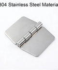 Heavy Duty Weld On Door Hinges With Smooth Rotation For Courtyard Gates And Trailer Side Panels 304 Stainless Steel