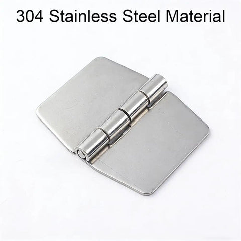 Heavy Duty Weld On Door Hinges With Smooth Rotation For Courtyard Gates And Trailer Side Panels 304 Stainless Steel
