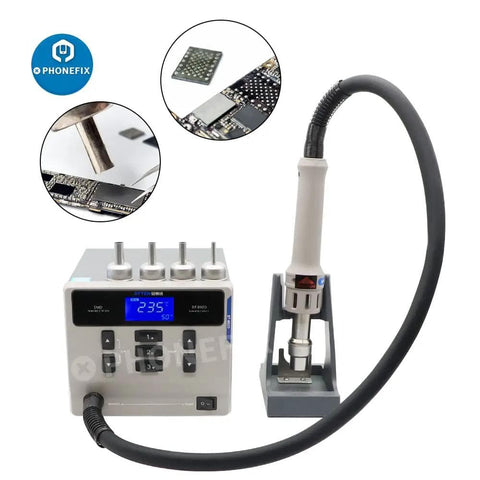 Lead Free 1000W Hot Air Soldering Station with Digital Display for PCB Chip Welding and Mobile Phone Repair 110V rework tool