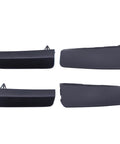 Toyota RAV4 Beefed Up Tow Hook Cover Set 4 Pcs Front Left And Right Bumper Covers Black Replacement For 2019 2020 2021 2022 2023