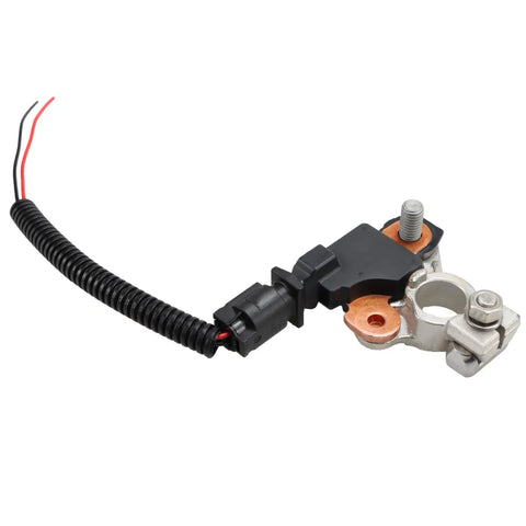 Boss Tier Battery Current And Voltage Sensor With Wiring Harness Exact Swap For Honda Civic CRV Acura RDX ILX showing plated steel and wiring.