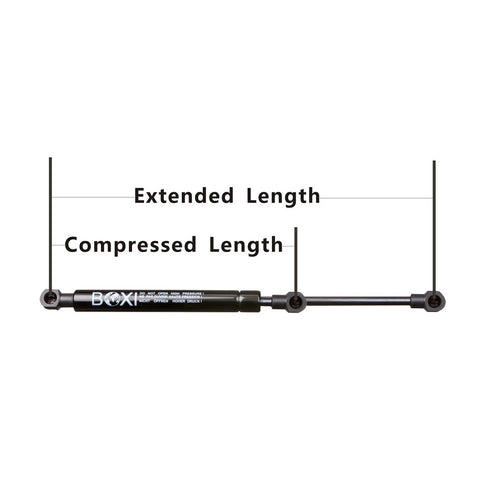 Built Tough Straight Swap Rear Trunk Deck Lid Lift Supports For BMW 3 Series F30 F31 F34 2012 To 2018 Plug And Play Gas Struts with length markings